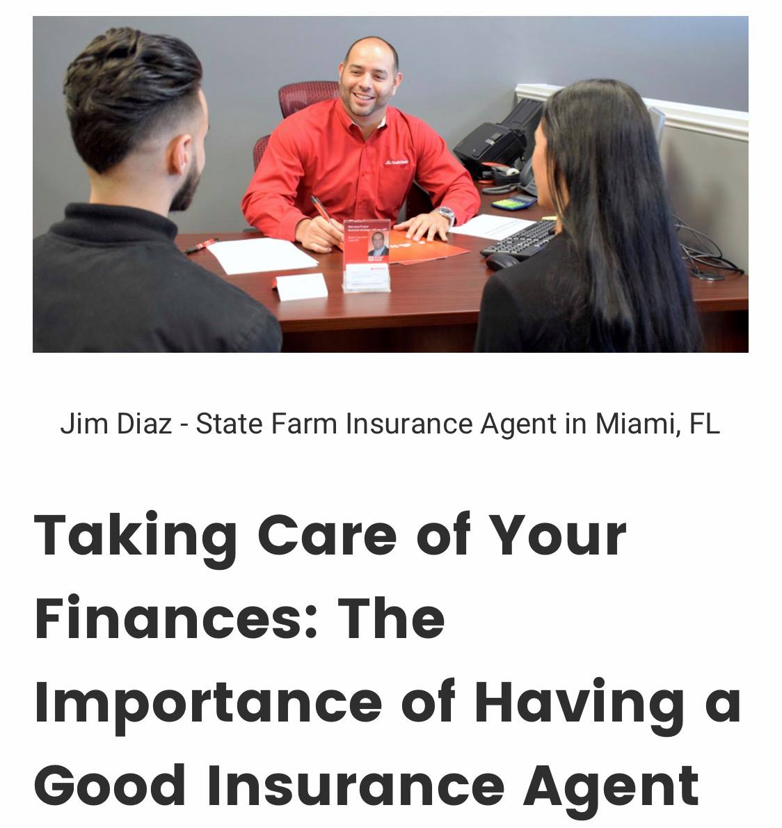 Jim Diaz - State Farm Insurance Agency | Miami FL