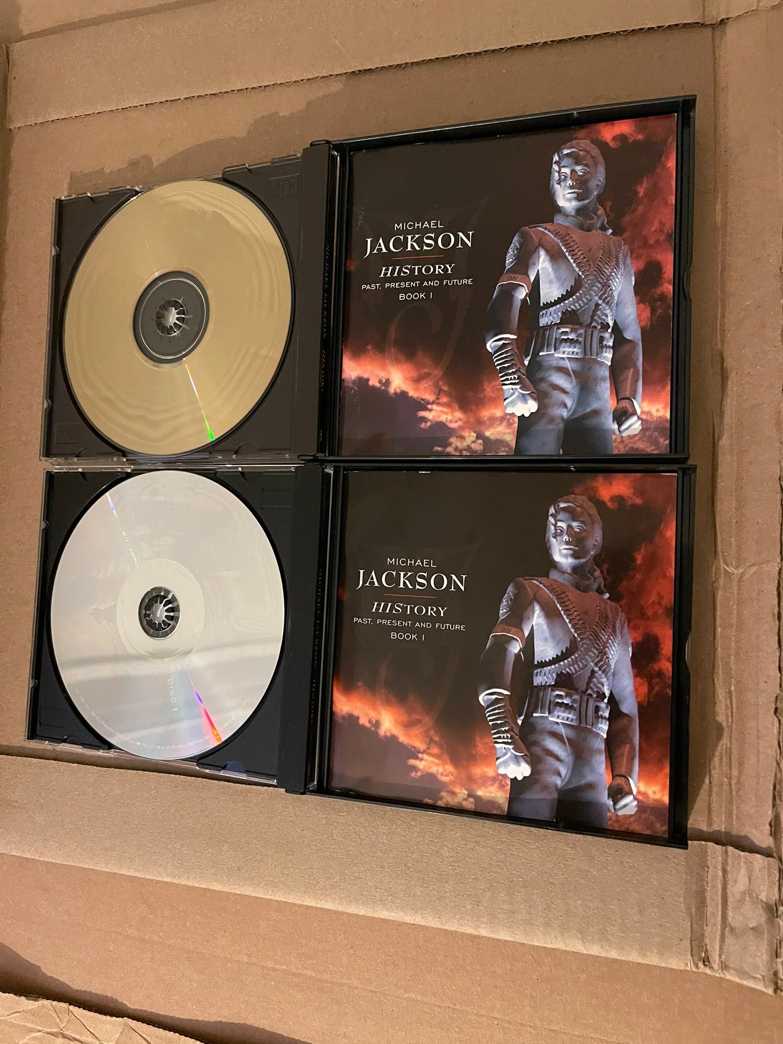 Some fans may have MiniDisc (MD) versions of Michael's albums in
