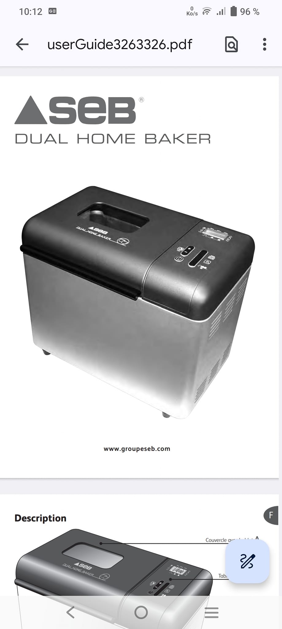 H.Koenig Machine à Pain BAKE440 - 15 Programmes, 1kg, Confiture, Yaourt, Départ Différé - 600W