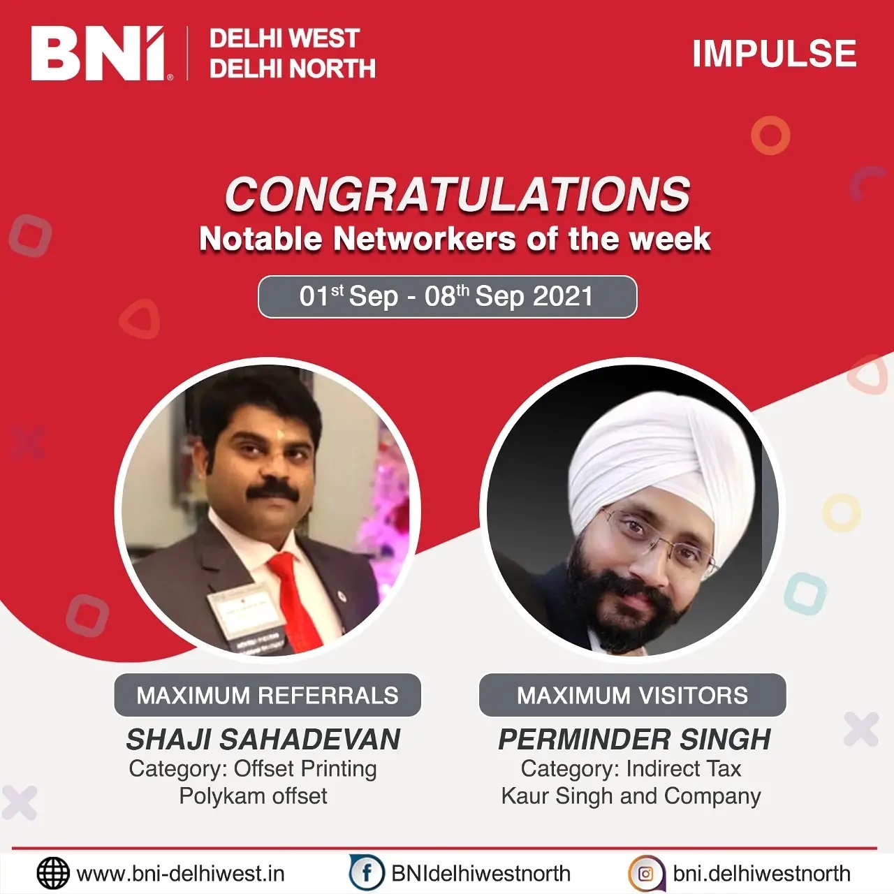 BNI New Delhi - Congratulations to the notable networkers... | Facebook