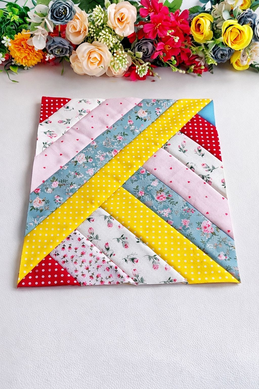 Indah - Simple Quilt Block Idea ️ | Facebook