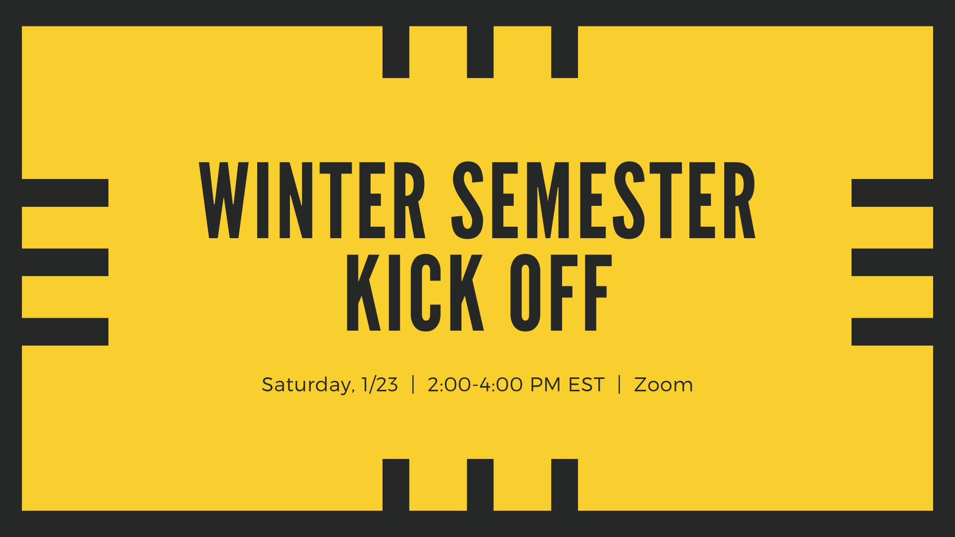 Winter Semester Kick Off