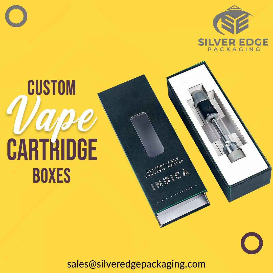 Custom Vape Cartridge Boxes are... - Silver Edge Packaging | Facebook