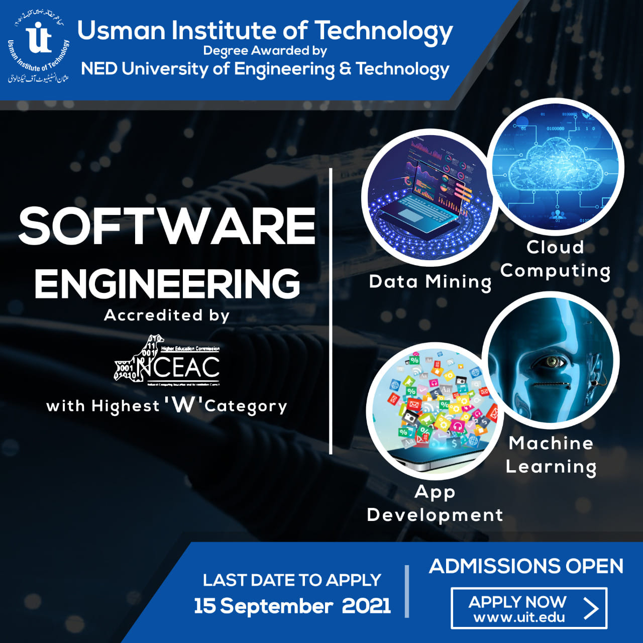 UIT - Admissions Open for FALL-2021 BE Electrical Engineering ...