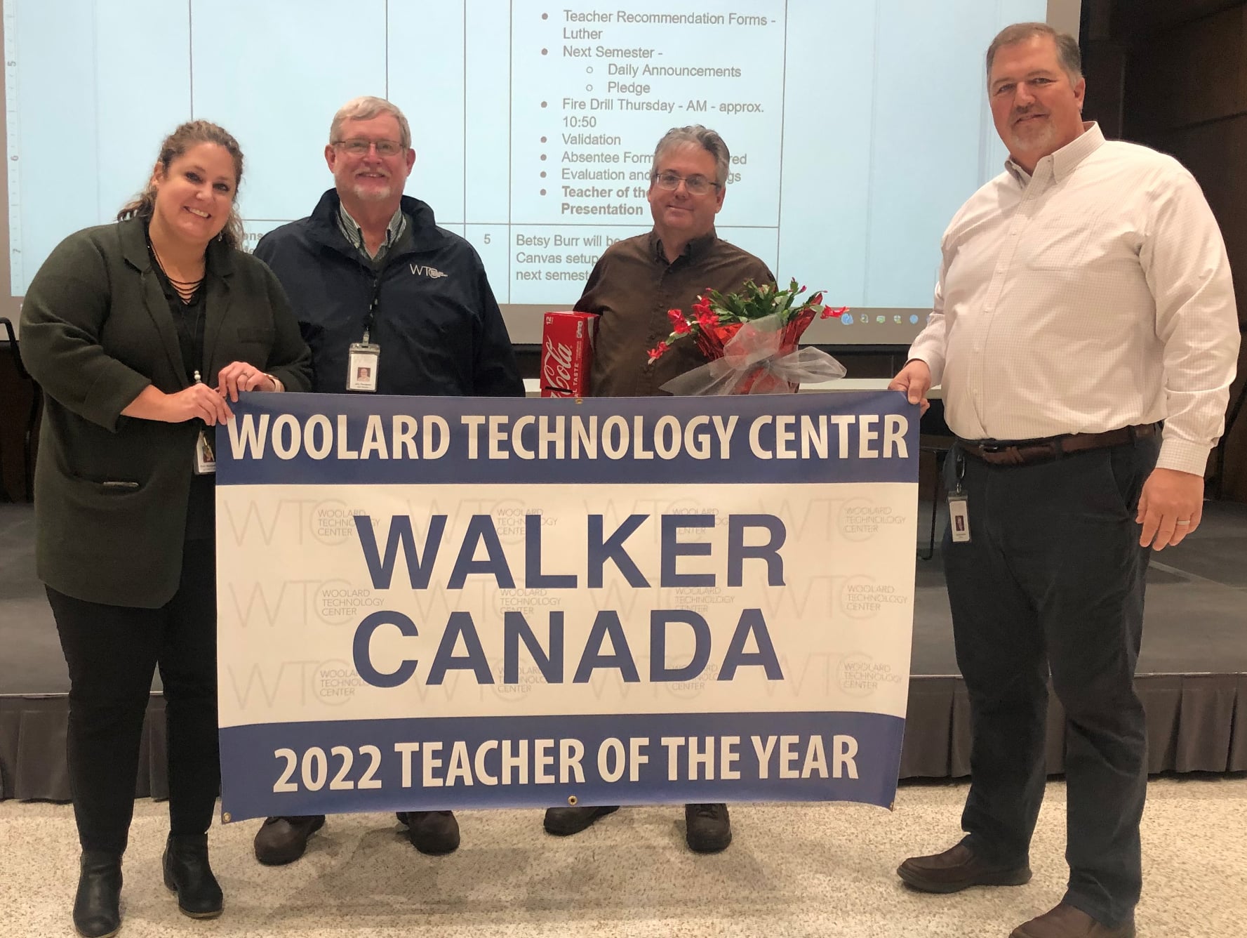 Woolard Technology Center Congratulations To Walker Canada Graphic Communications Instructor For Being Named The 22 Wtc Teacher Of The Year We Are So Excited To Present This Amazing Teacher This Well