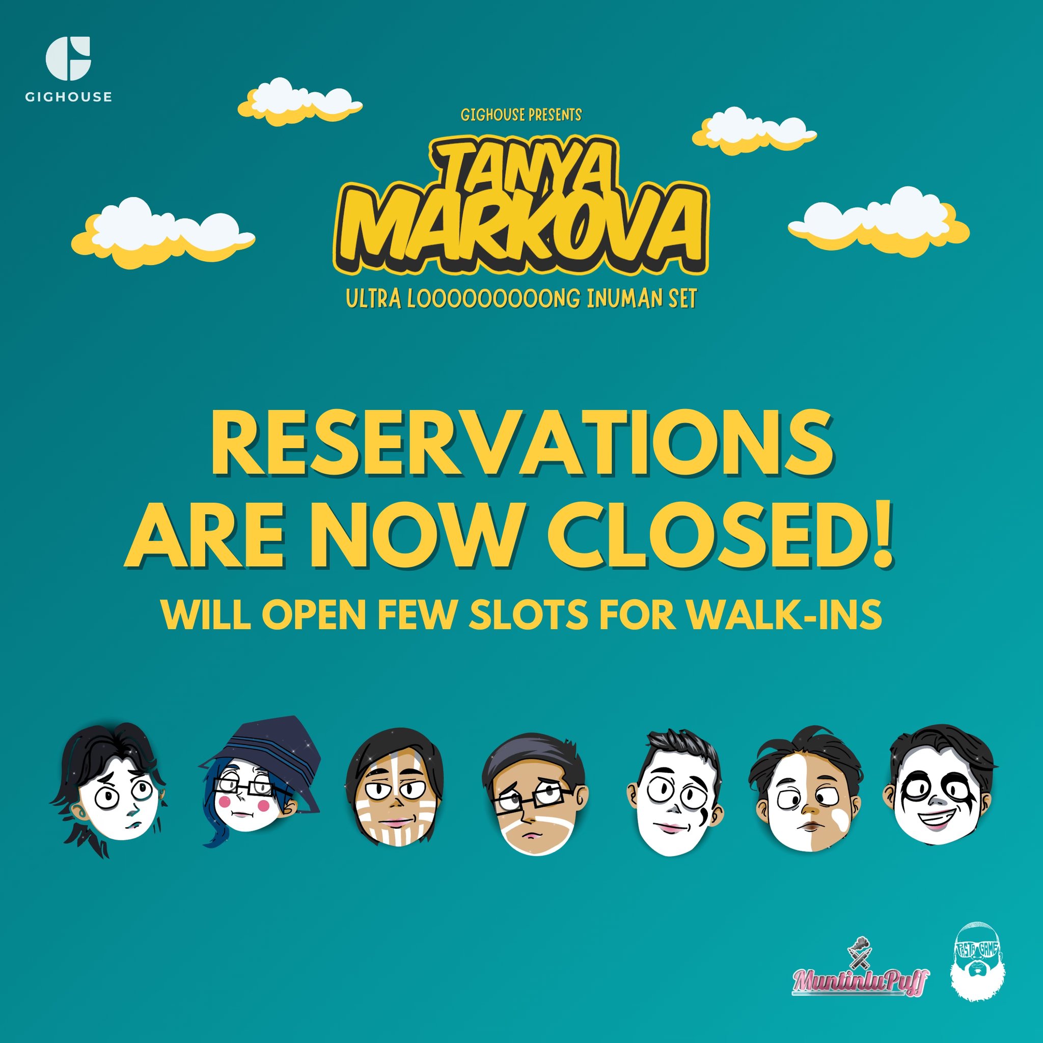 Gighouse - We are now closing the reservations for tomorrow's long ...