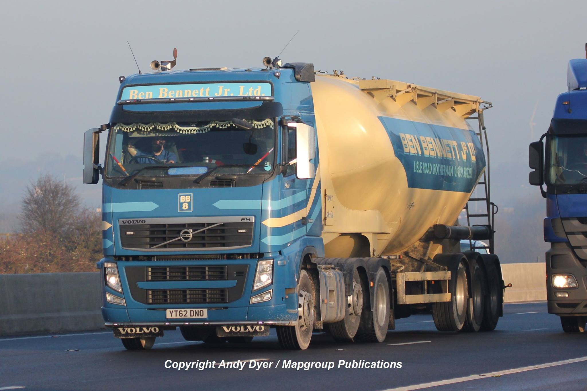 Mapgroup Publications - Ben Bennett Jr Ltd Volvo FH YT62DNO passing ...