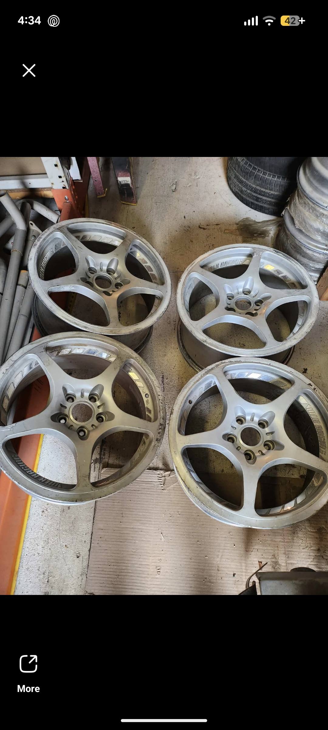 Volk challenge f zero 18x9 40 wheels on 2g 3000gt?