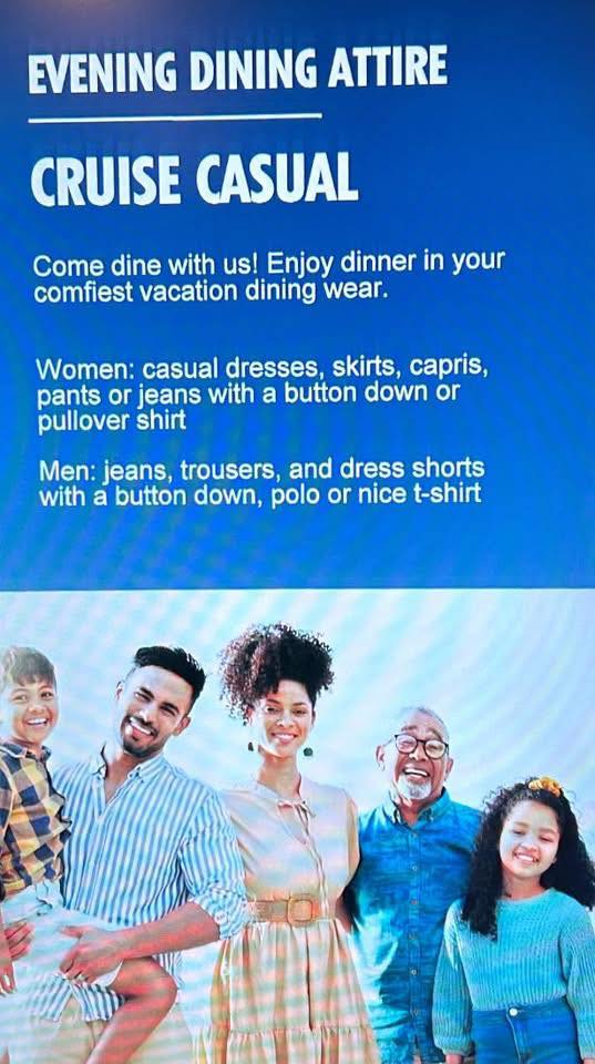 how strict is carnival on dress code for dinner cruise evening attire guidelines Dining room Size:D نتشي Michelle Keegan Embellished Square