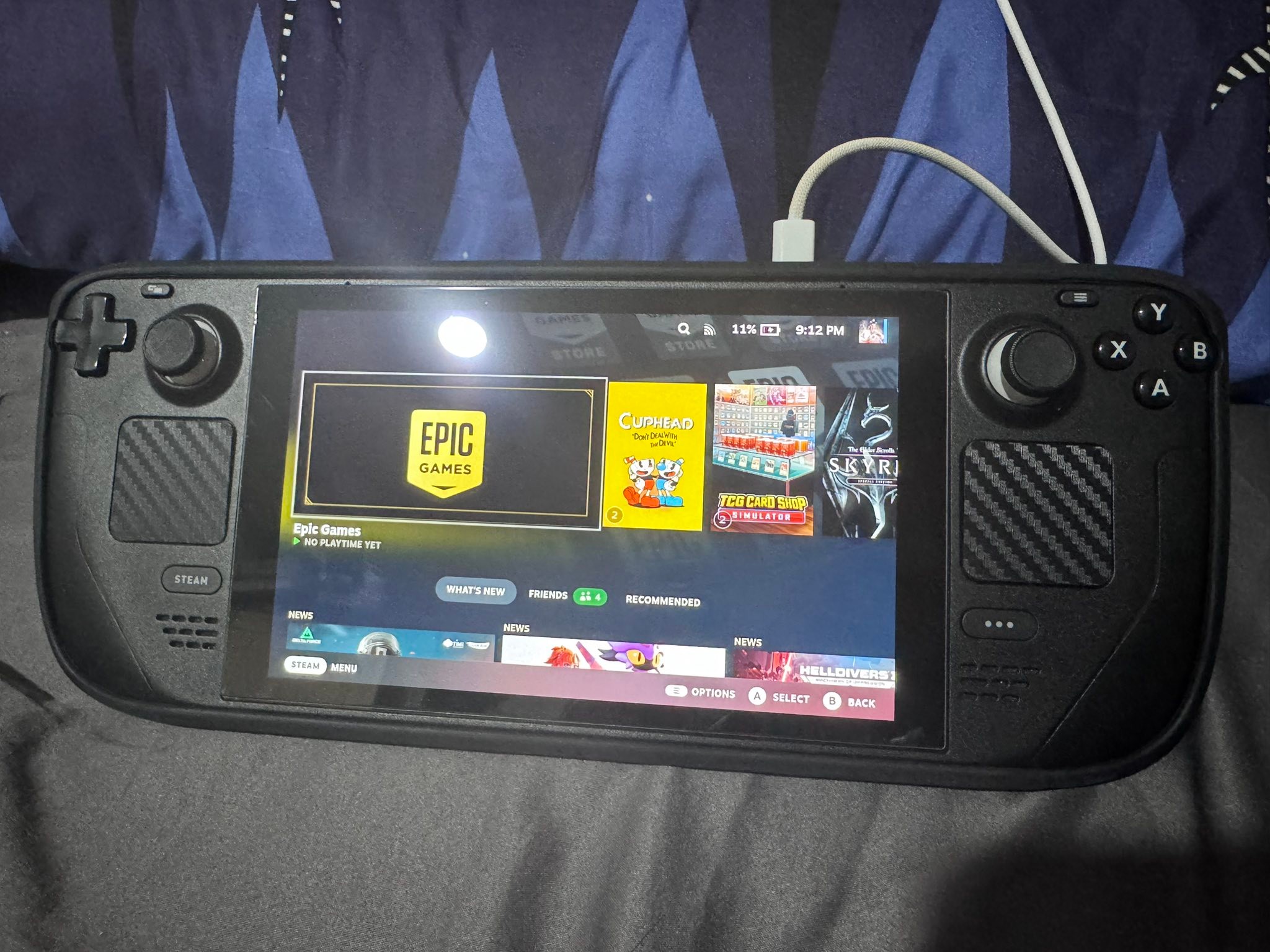 Used Steam Deck with 256gb and 512gb microsd card for sale