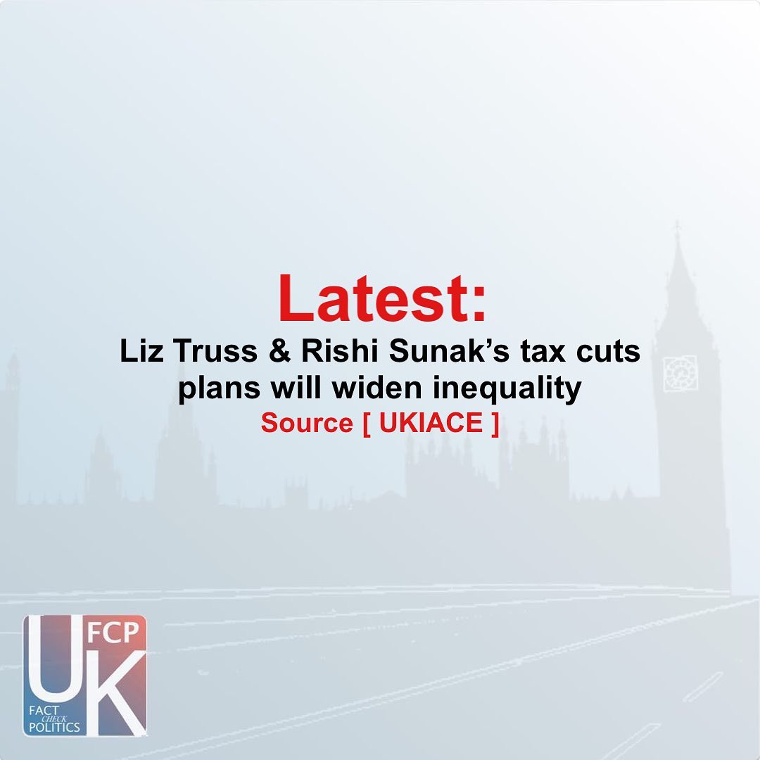 🚨🚨| LATEST: Conservative tax cut... - Ukfactcheckpolitics | Facebook