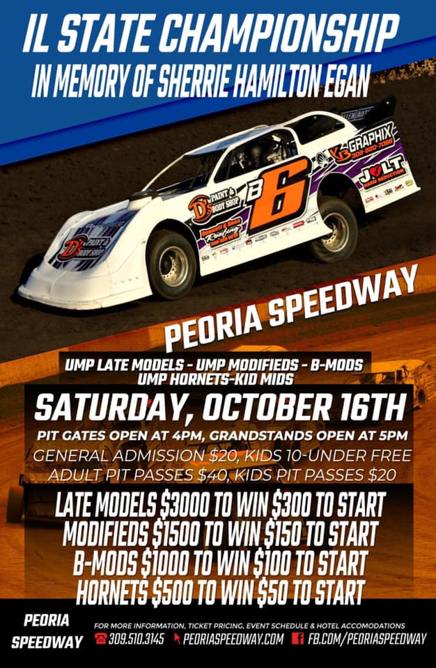 Peoria Speedway - It’s the final Raceday of the 2021... | Facebook