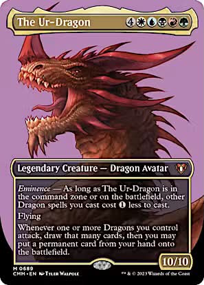good cards for a dragon deck mtg Elite Commander - 5 Color - The Ur-Dragon - EDH cEDH - 100 Card - Custom Magic The Gathering Deck Here Be Dragons (Decks) |