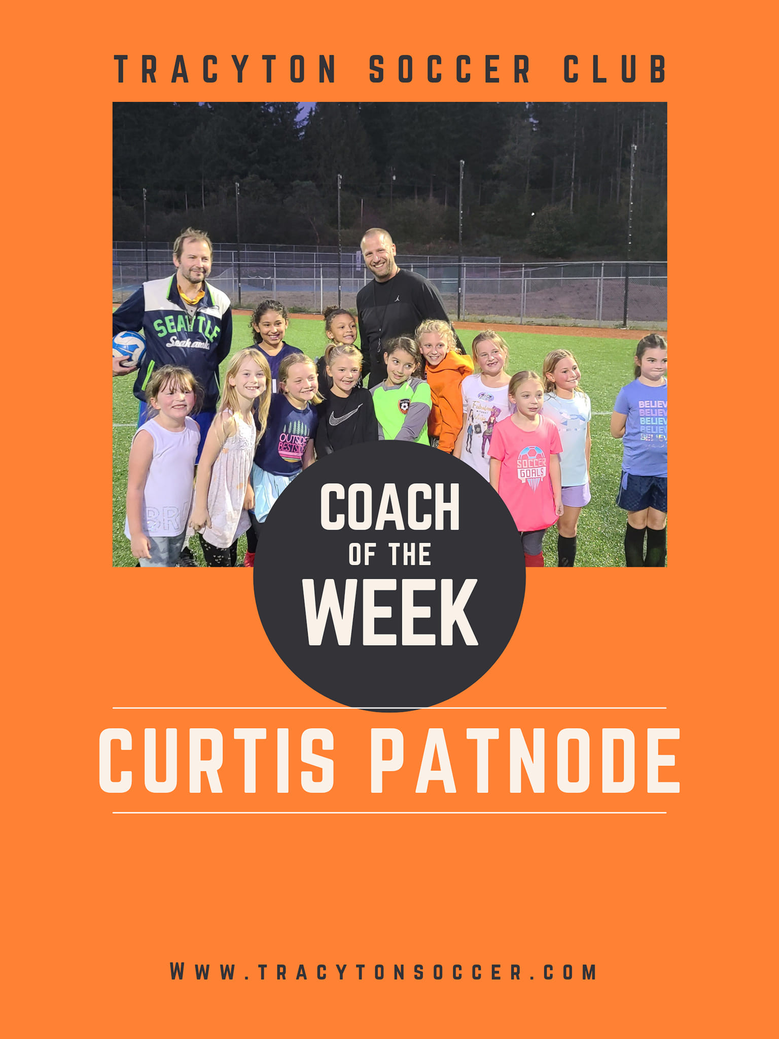 Congratulations Coach Curtis!!... - Tracyton Soccer Club | Facebook
