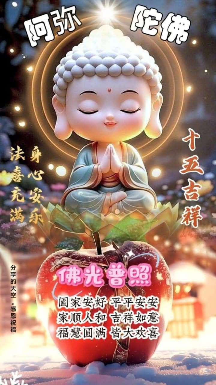 十五吉祥如意🙏🙏🙏 早安☕周6愉快🌸