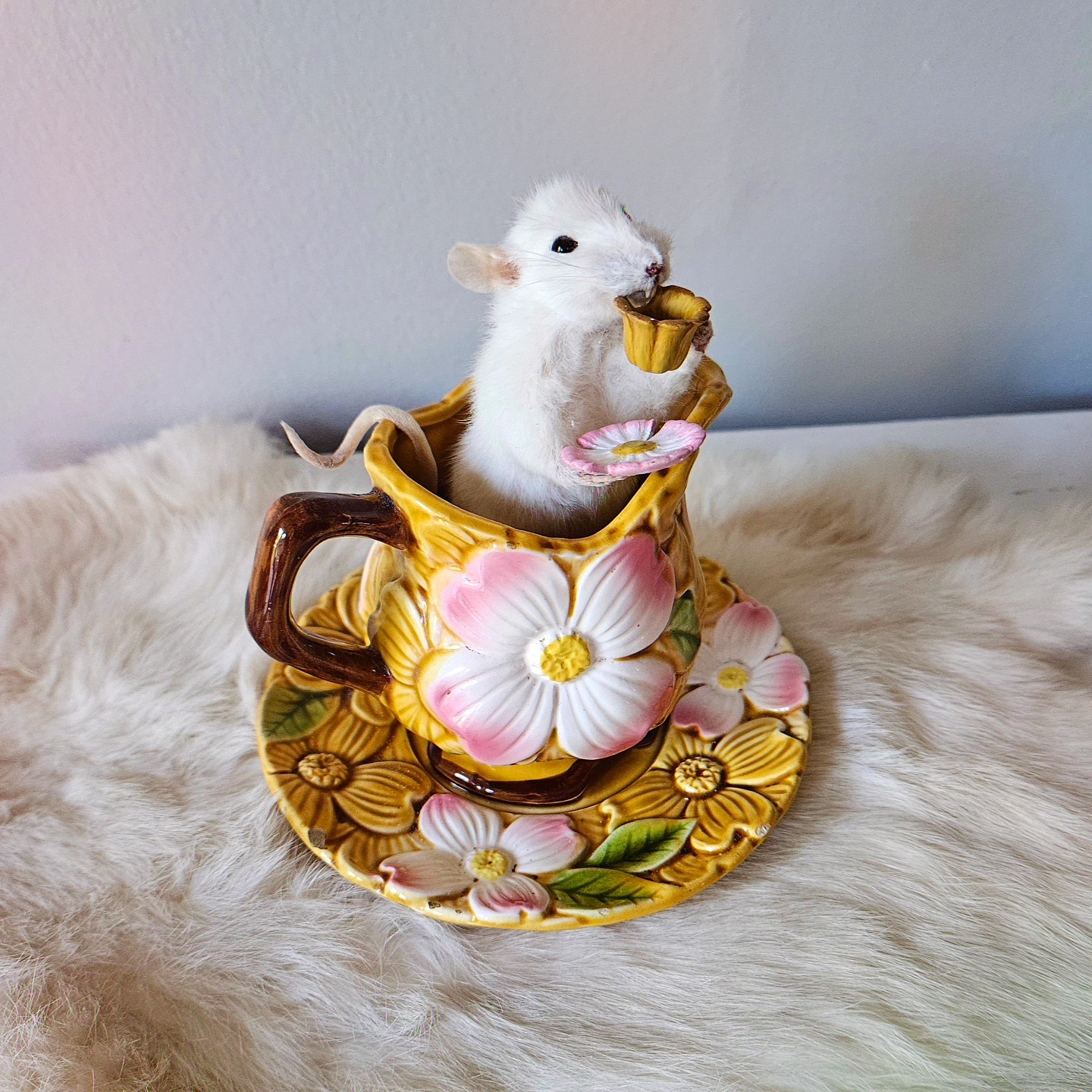 What is the story behind this Olympic commemorative teapot with a
