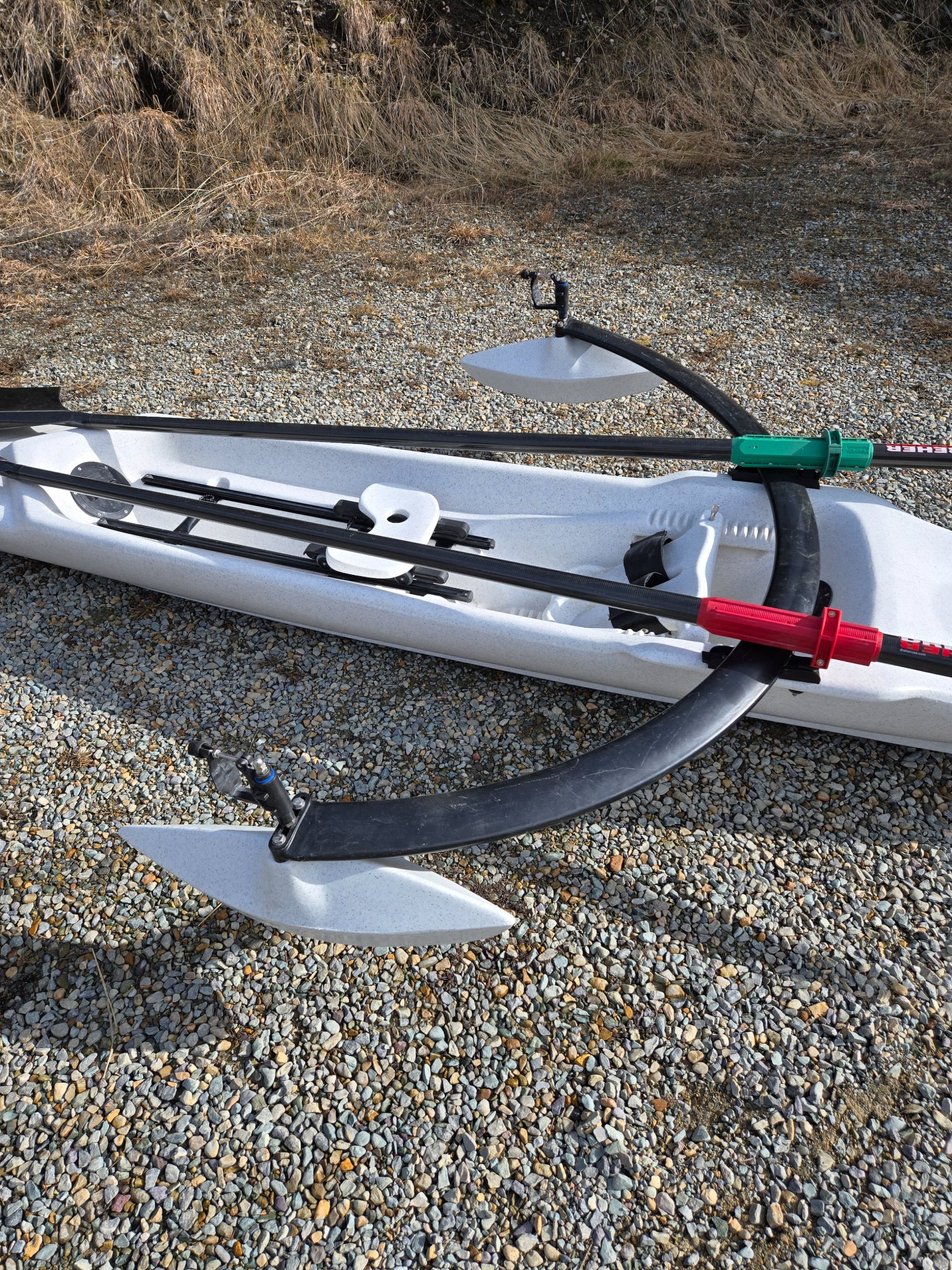 Edon TS515 Sliding Seat Rowing Scull (Kayak) - Includes Oars . Original ...