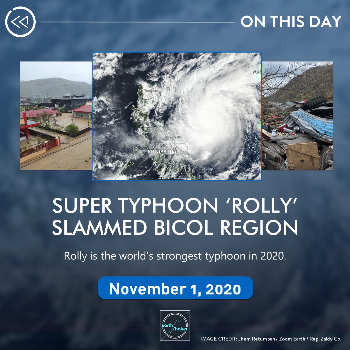 Earth Shaker - #MeteoOTD: SUPER TYPHOON ROLLY HITS BICOL... | Facebook