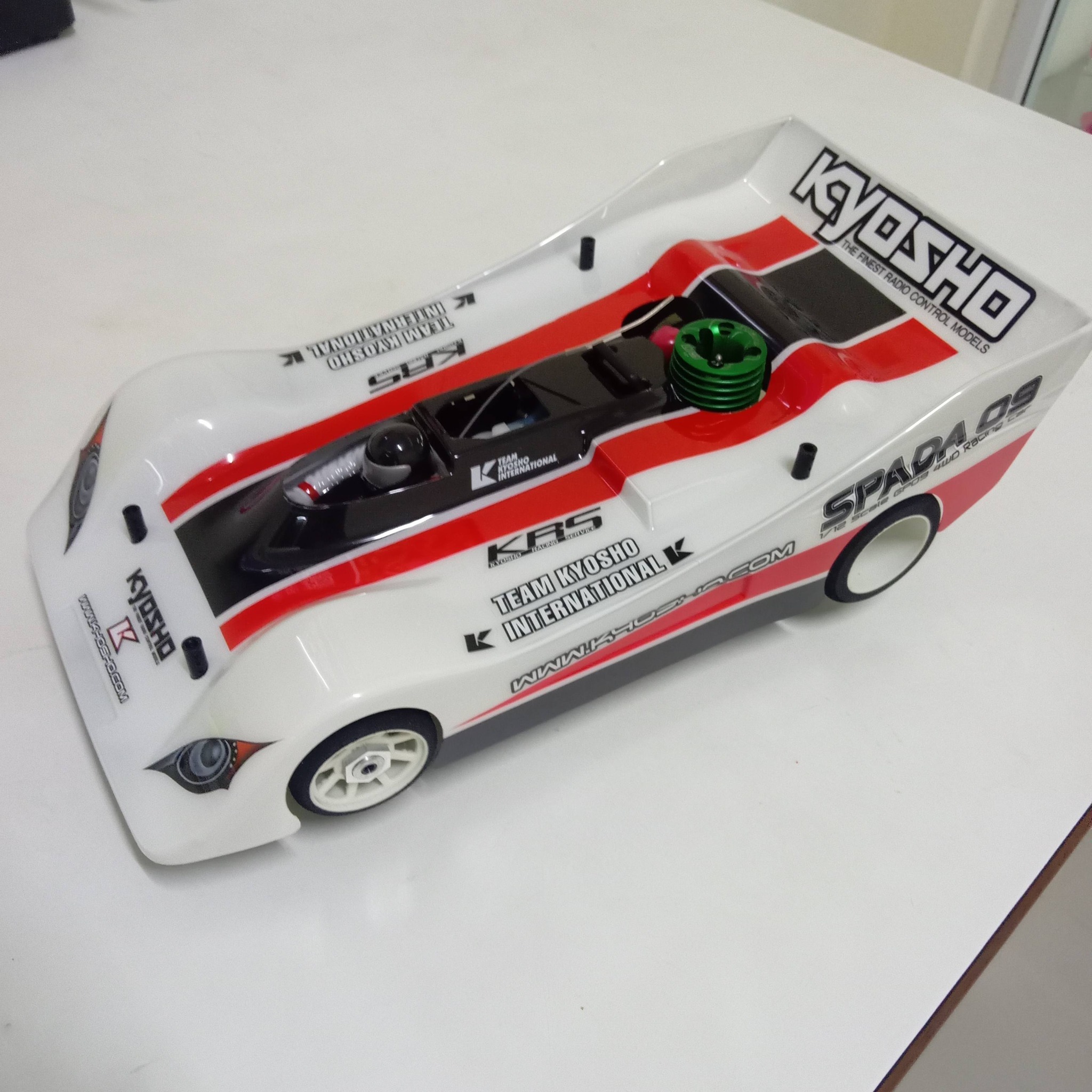 Kyosho Spada.09 Nitro rc car for sale with new unpainted body