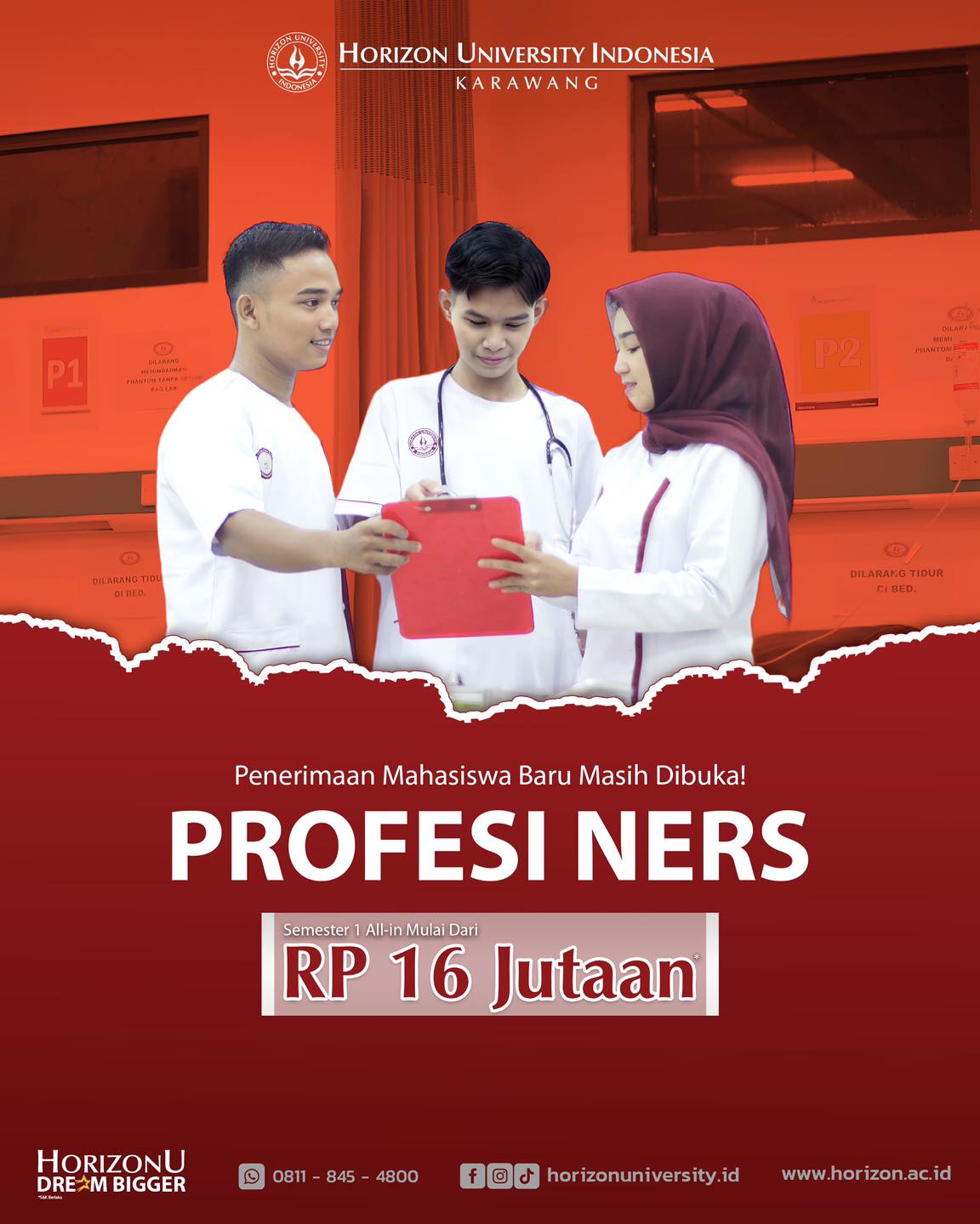 Horizon - Guys.. guys guyss! Biaya kuliah Profesi Ners di HorizonU ...
