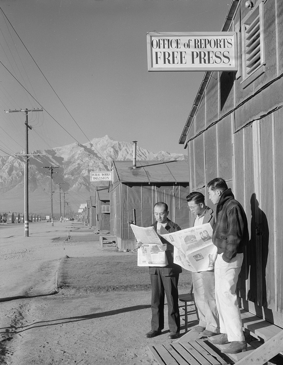 These photos by Ansel Adams of life in a Japanese internment camp