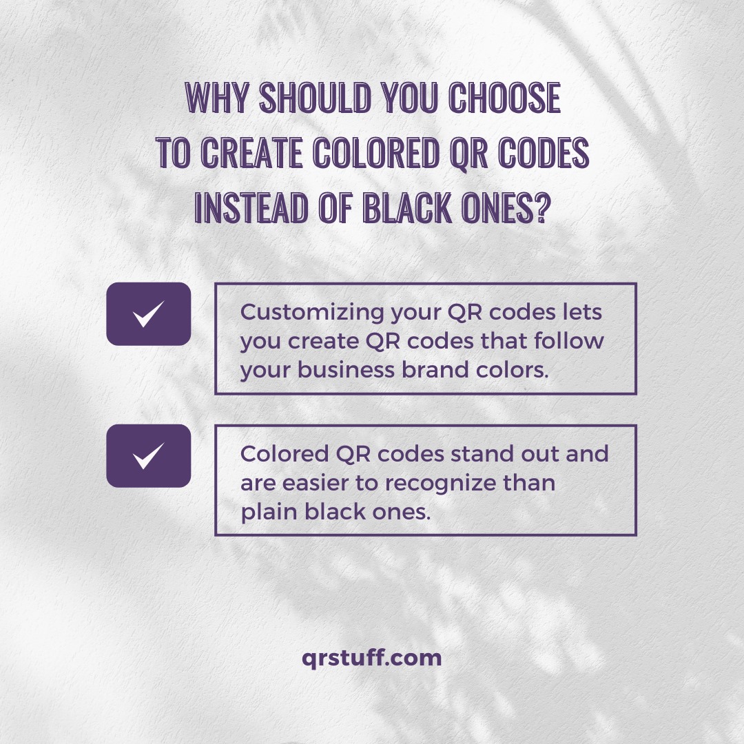 QRStuff - Black and White QR codes are out; 🌈 colored QR...