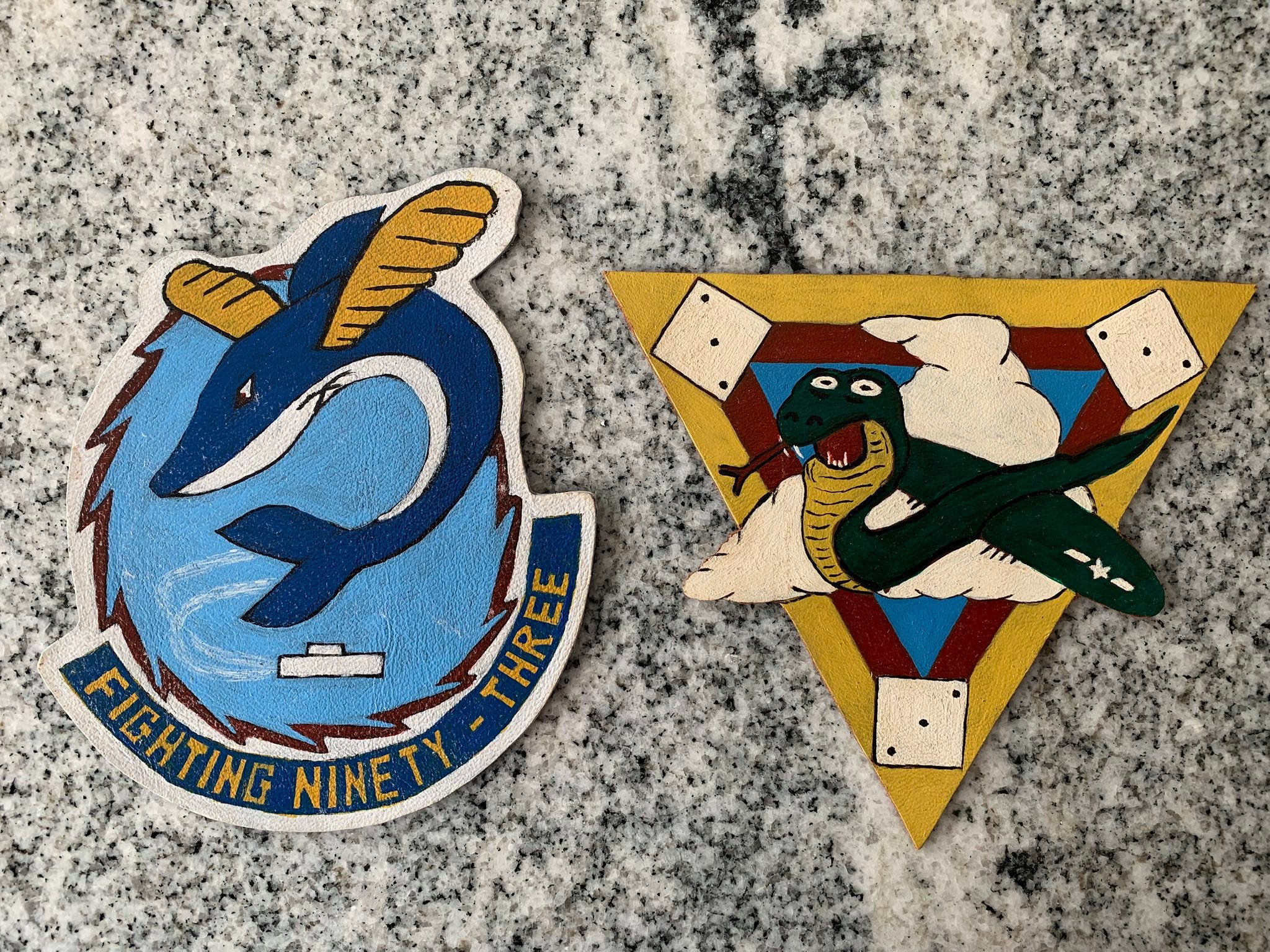 Identifying vintage squadron patches from the 1940s-1950s