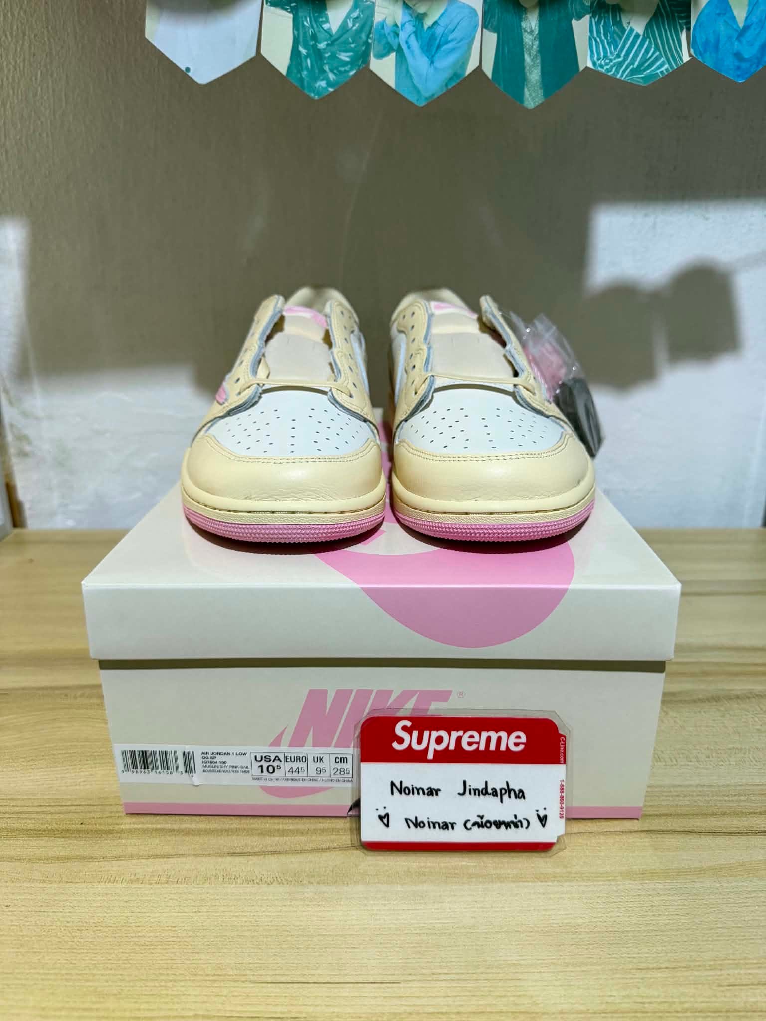 Nike Air Jordan 1 Low x Travis Scott Shy Pink ?? ? Size : 10.5 