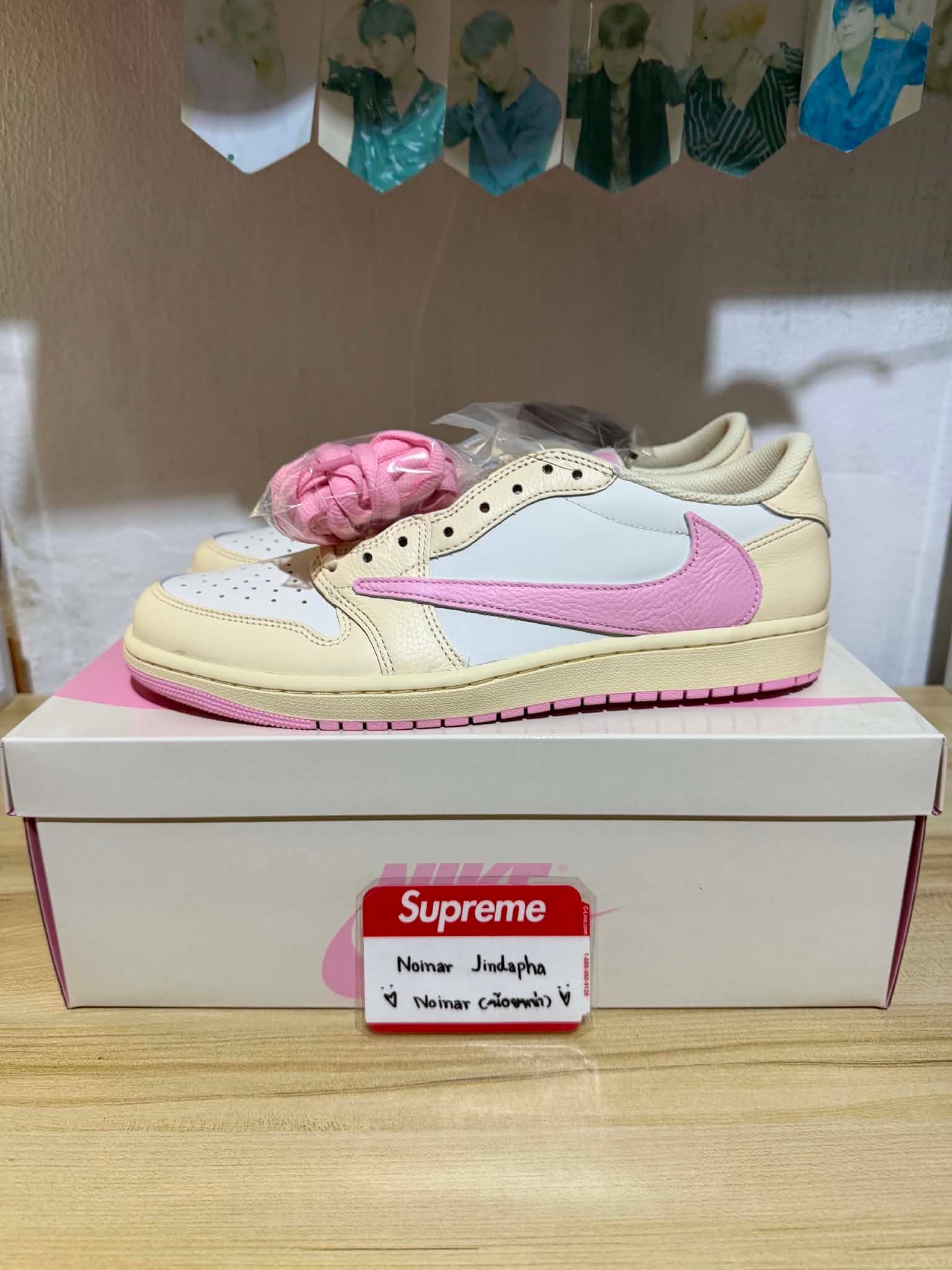 Nike Air Jordan 1 Low x Travis Scott Shy Pink ?? ? Size : 10.5 
