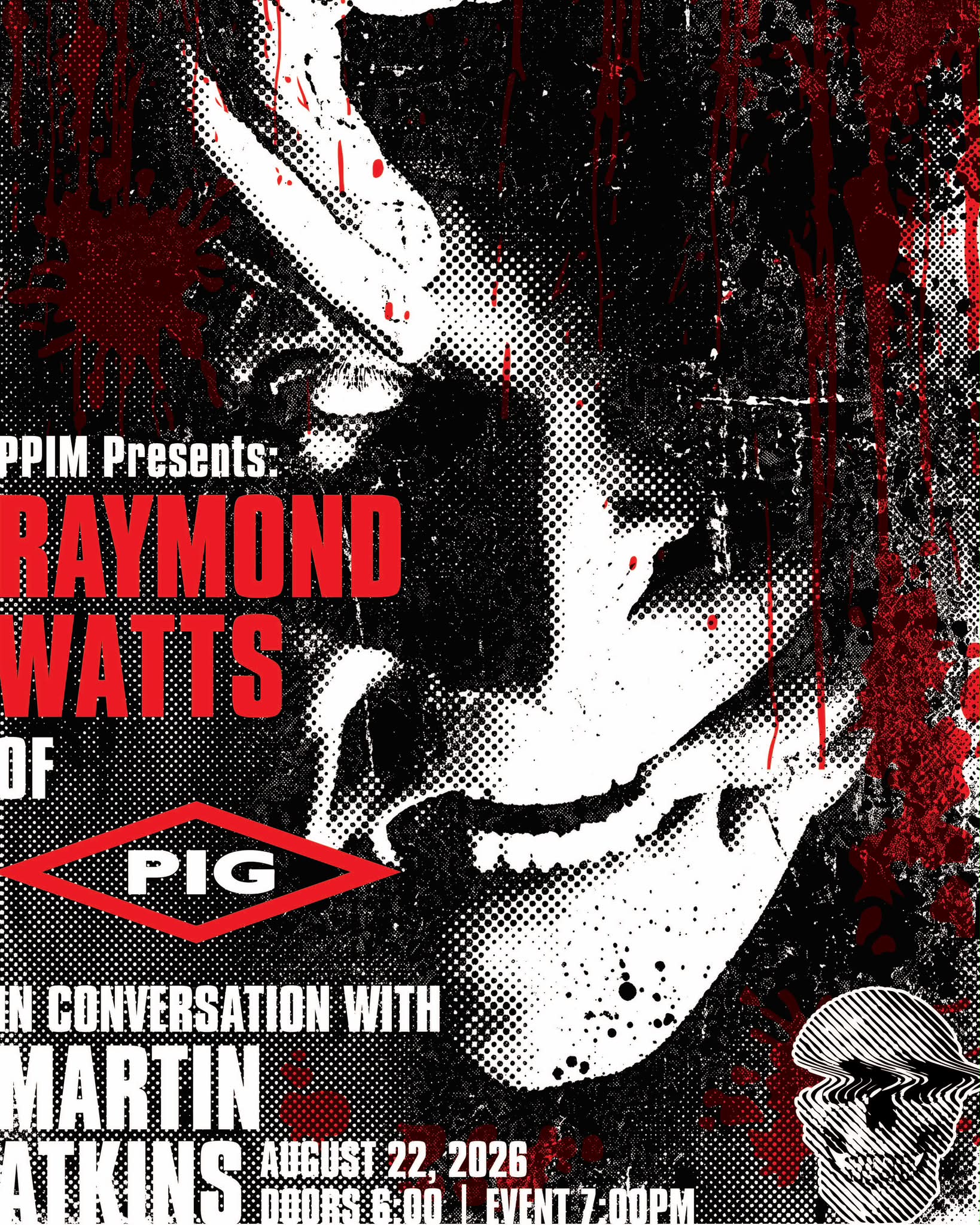 Raymond Watts of PIG in conversation at PPIM in Chicago, IL on