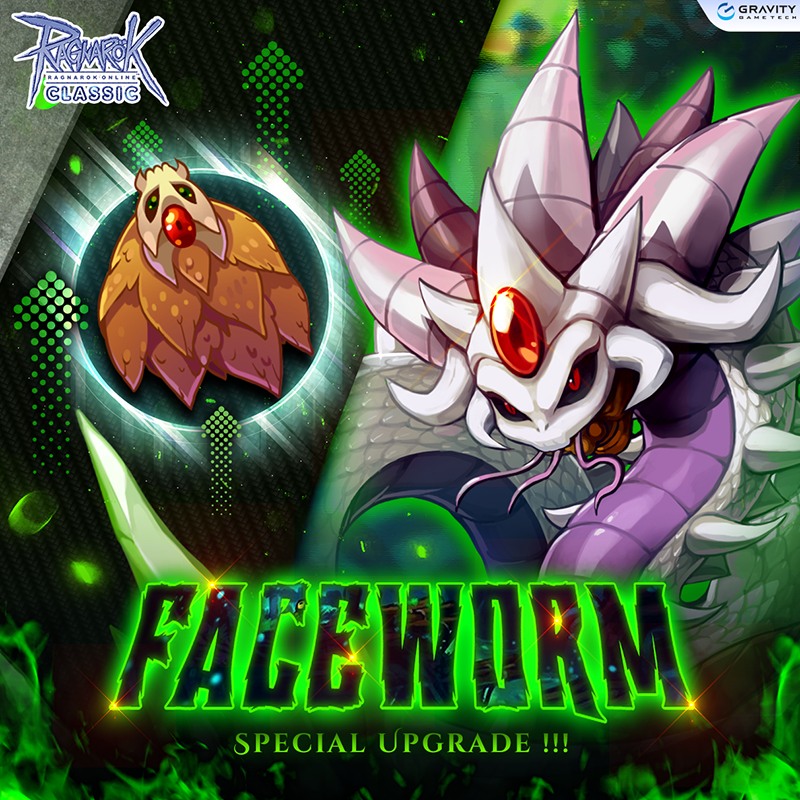 Ragnarok - Faceworm Special Upgrade 🐍 เพิ่มความสามารถให้กับ Giant God ...