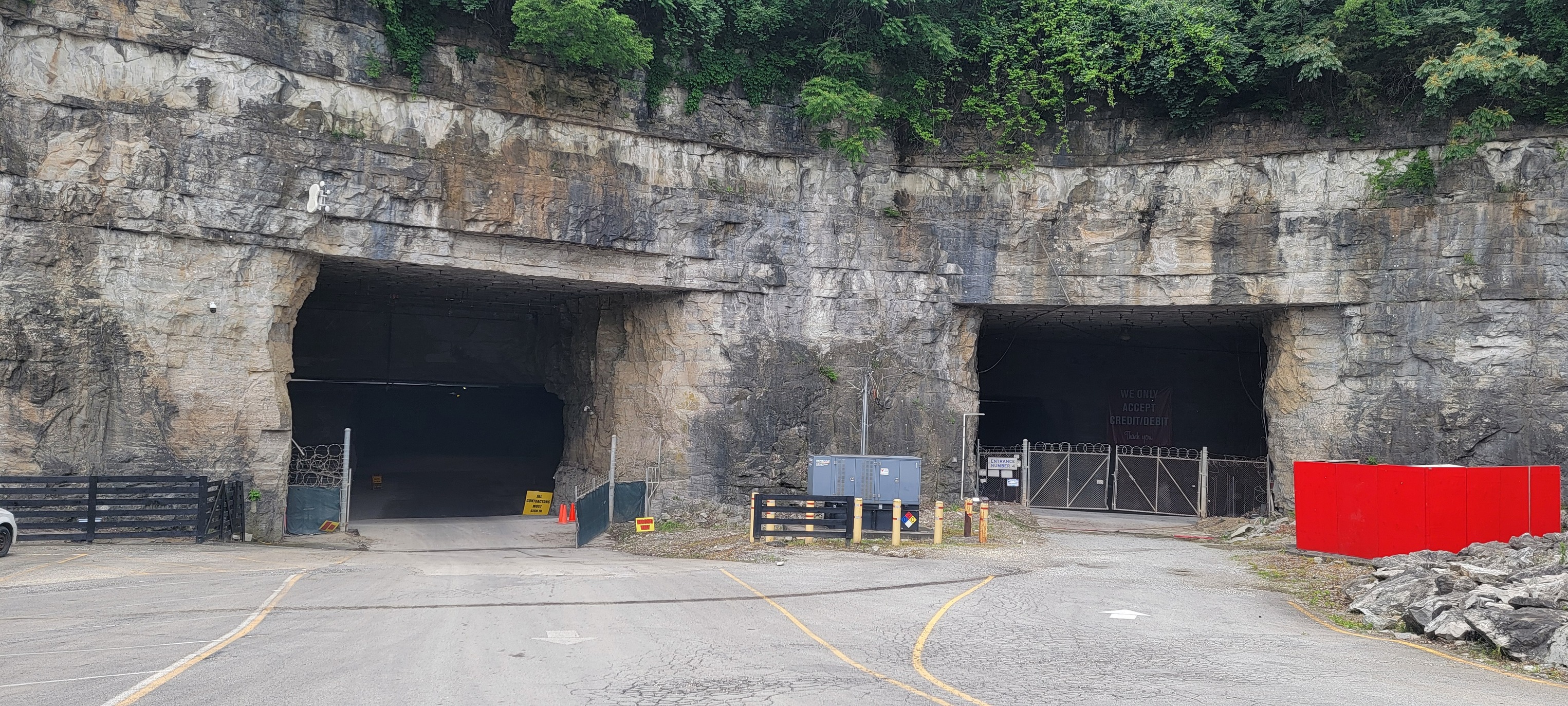 We are conducting research at the Louisville Mega Cavern, which