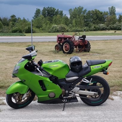 My 2k zx1200. One bad ass bike