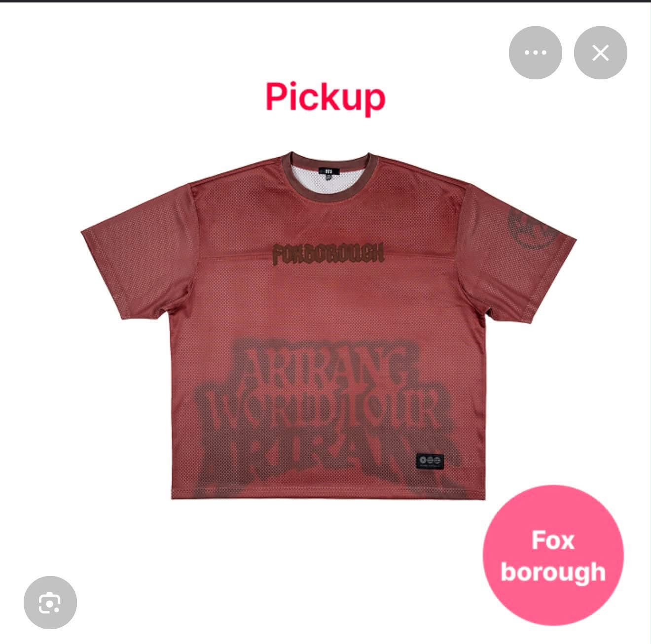 BTS ARIRANG WORLD TOUR Tシャツ FOXBOROUGH　M BTS Arirang World Tour official routing t-shirt for sale in