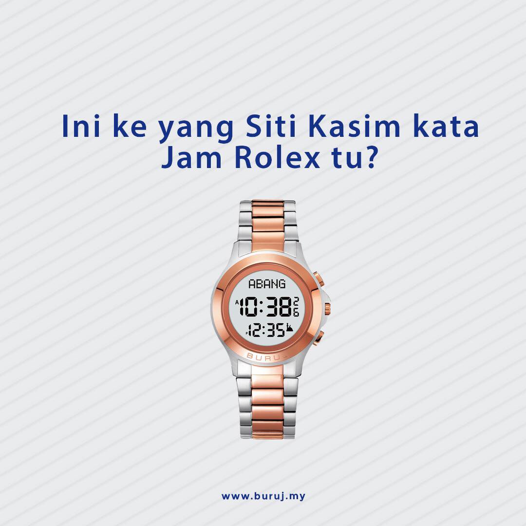 Ia Jam Buruj Senang Tahu Waktu Solat Menteri Agama Nafi Guna Jam Rolex Seperti Dakwaan Siti Kassim Buzzkini