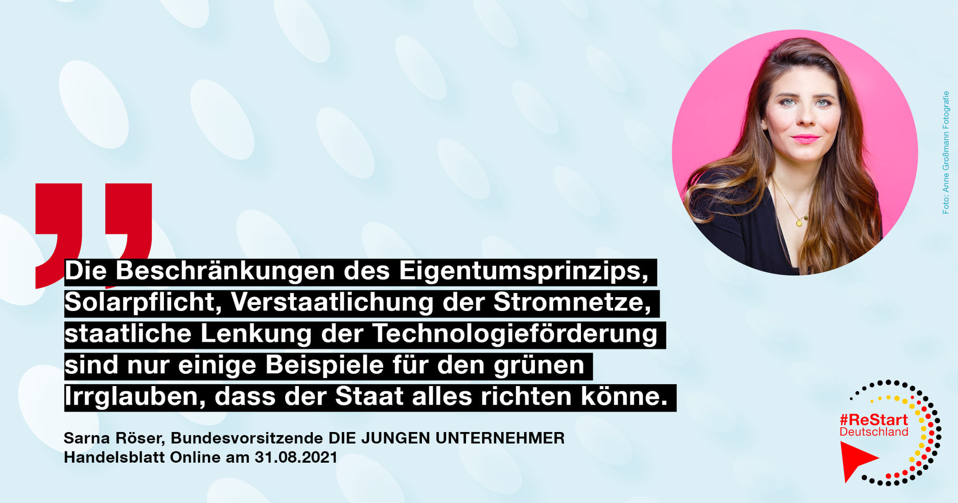 Nach außen gibt sich die Partei... - DIE JUNGEN UNTERNEHMER