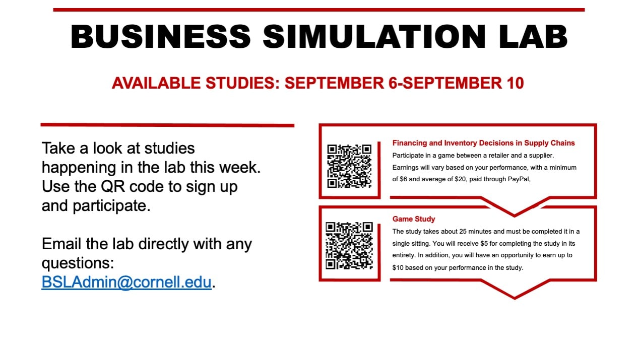 Business Simulation Lab - Home
