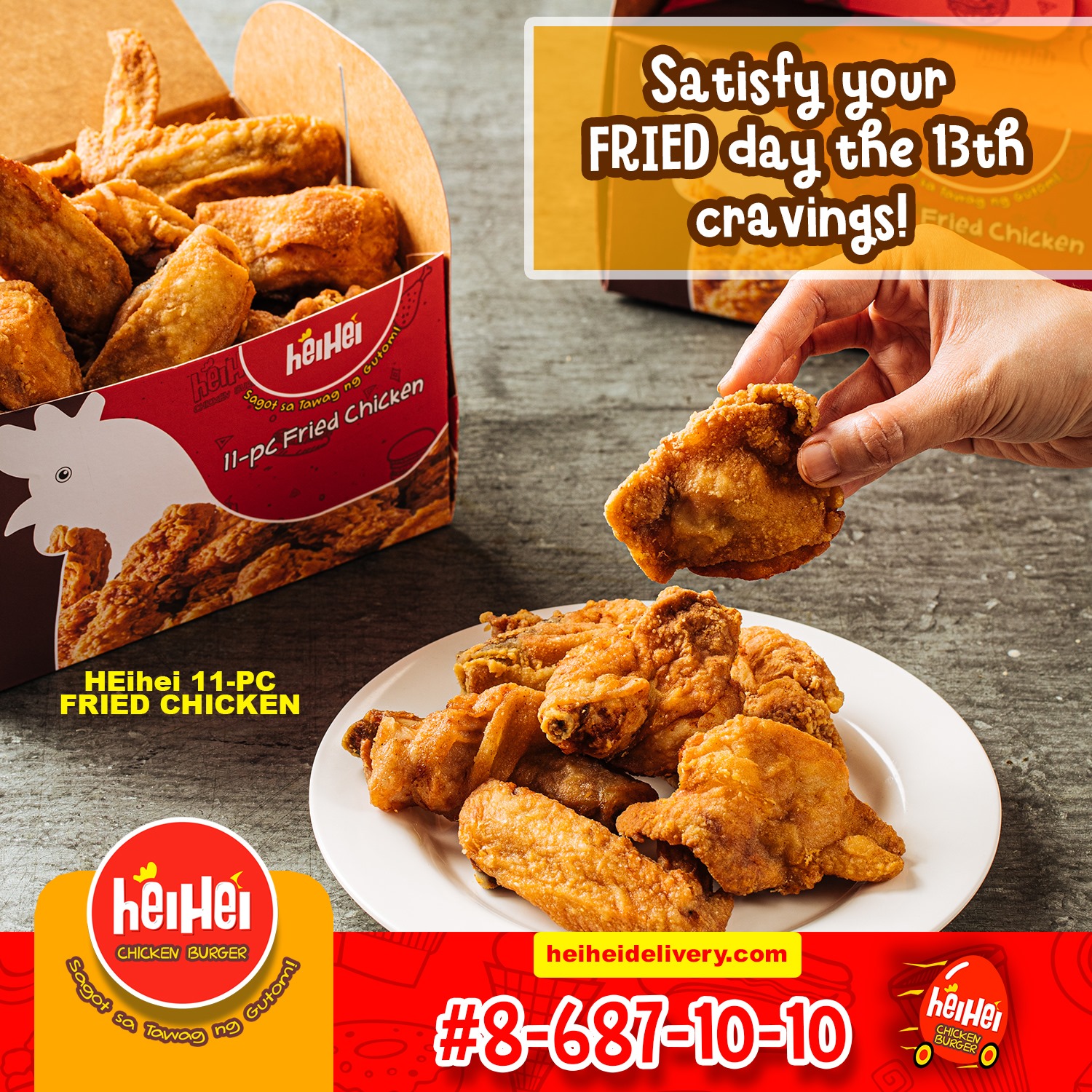Reyal - SATISFY your FRIED day the 13th cravings only at HeiHei! Visit ...
