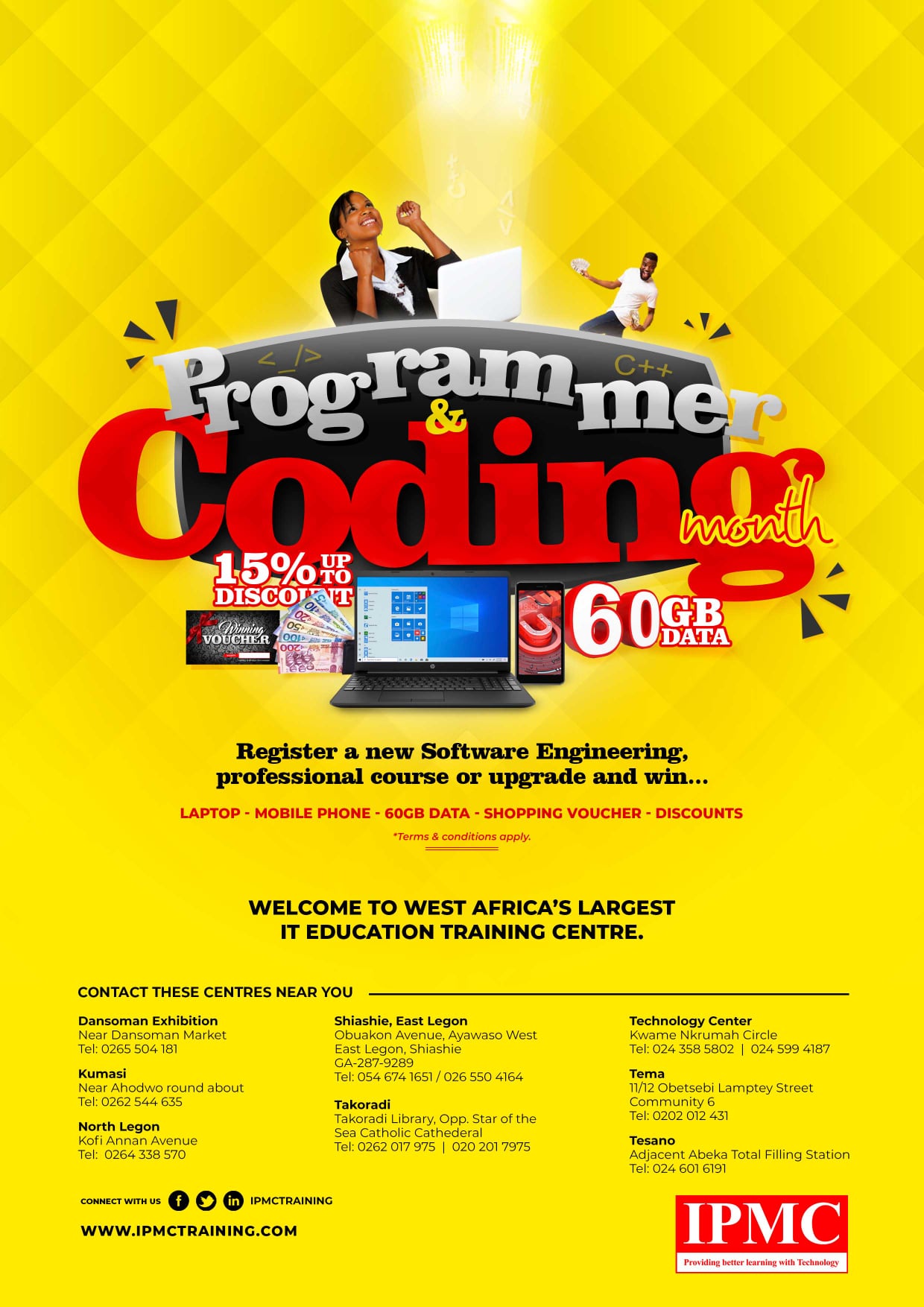 IPMC - Ever wanted to become an Applications developer, Cybersecurity ...