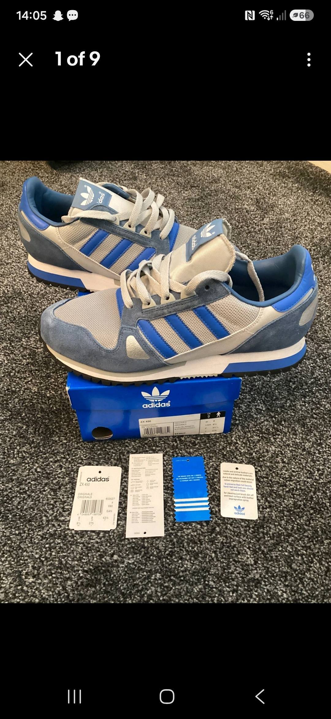 What are Adidas ZX 450 sneakers from 2008 worth?