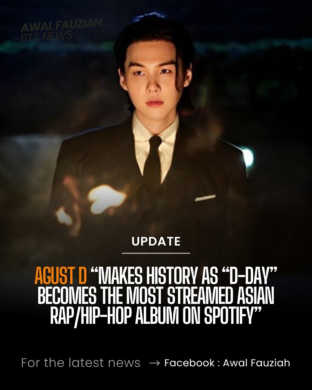 Awal - “D-DAY” by Agust D has officially made history as the No. 1 most ...