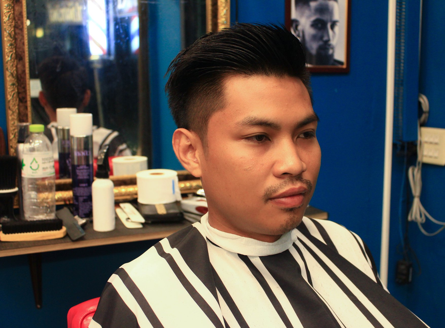 Buff Haircut - Middle Undecut #ร้านตัดผมวินเทจบางใหญ่...