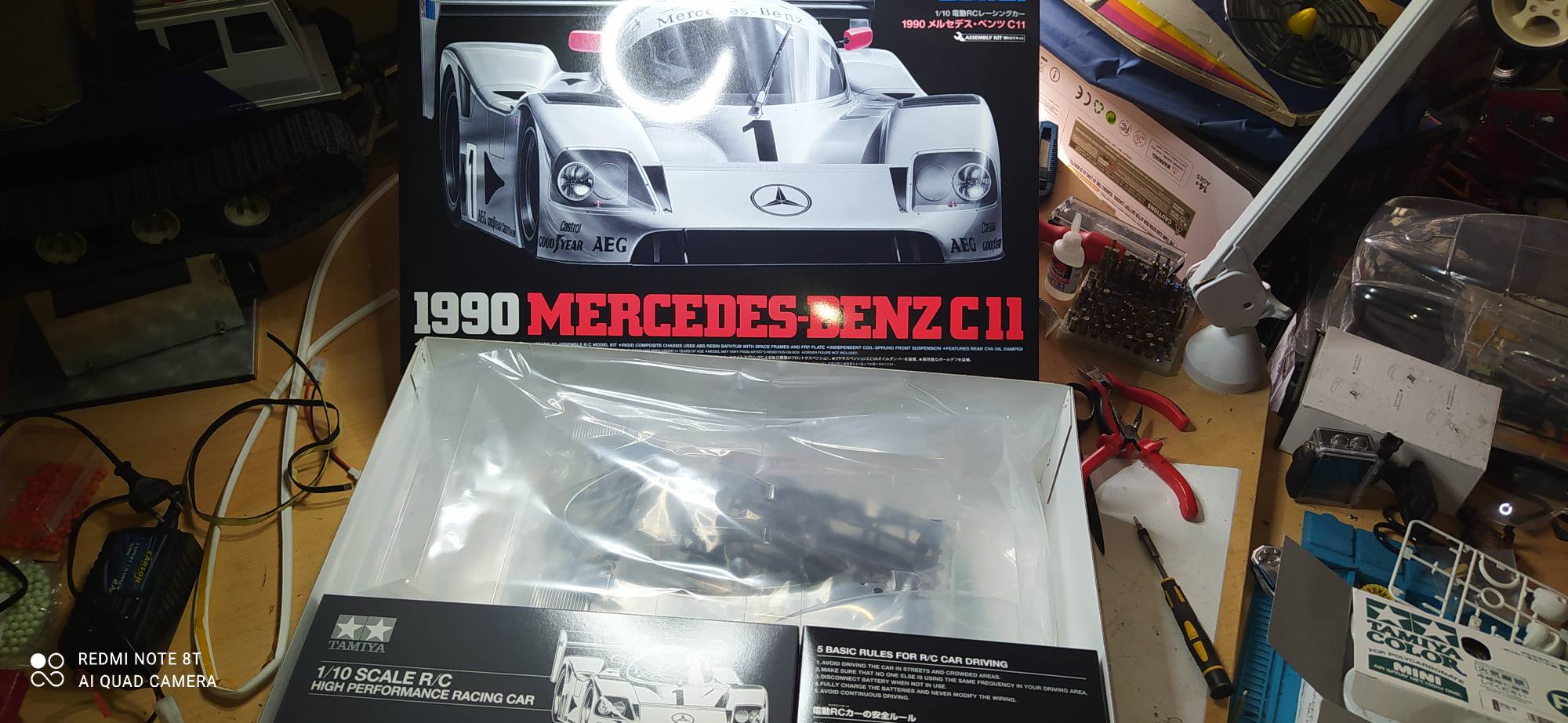 Just finished the tamiya rc mercedes c11