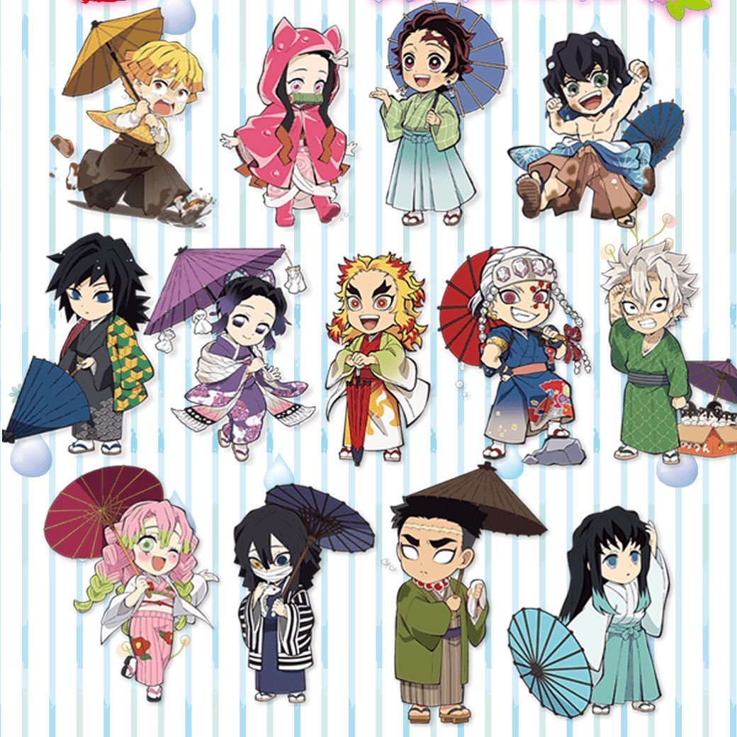 ufotable - 梅雨の描き下ろしイラスト、全キャラクター集合です。 特設
