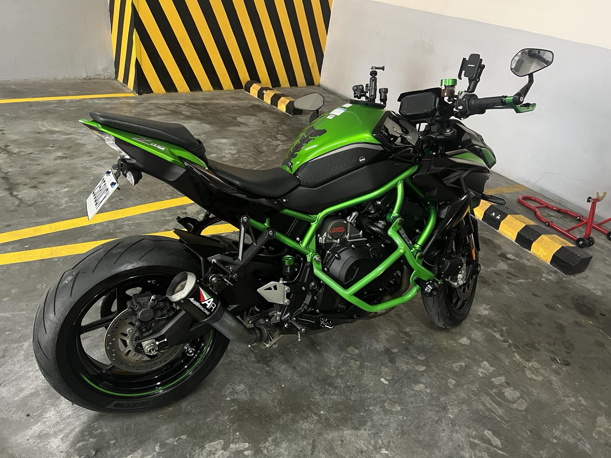 2021 Kawasaki Z H2, 12,000 km mileage, for swap to ZX-10R. FOR