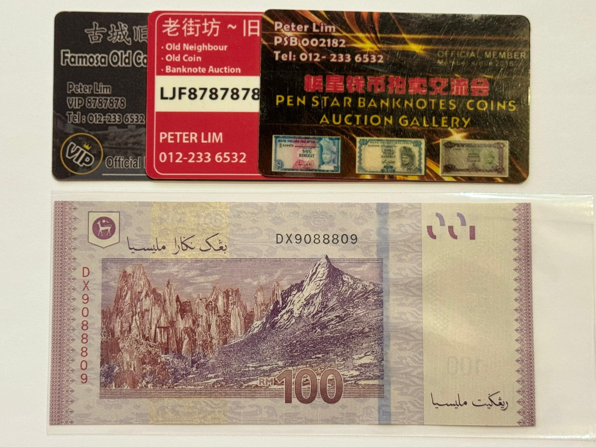 25/07 (PL) SALES: RM 100 DX 9088809 UNC. SHAMSIAH 14TH SERIES