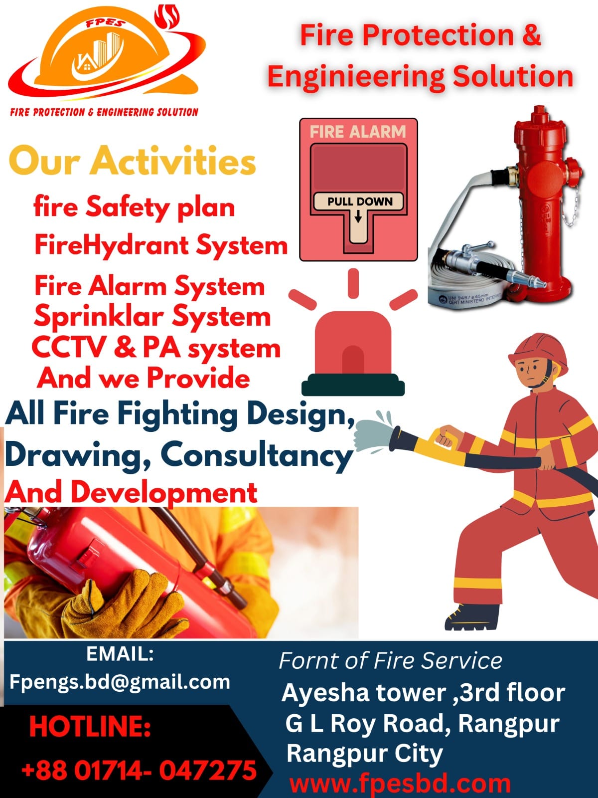 Fire Protection and Engineering Solution | Rangpur