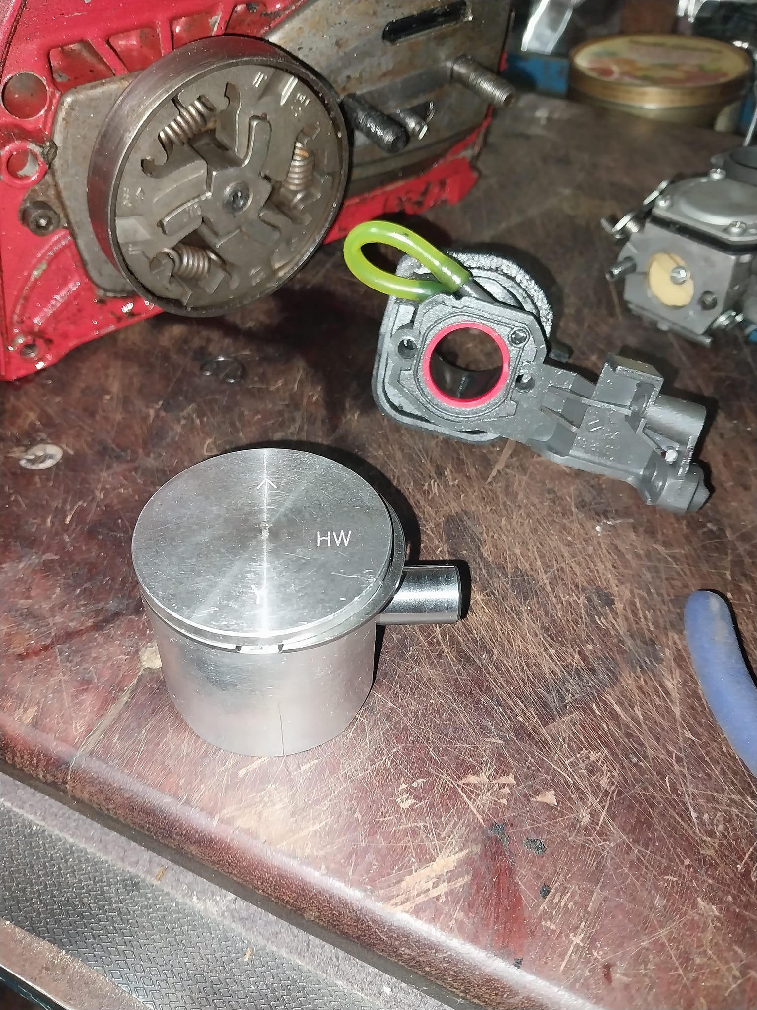 Luxuypon Kit cilindro pistone per motosega Jonsered CS 2149 CS 2150 CS 2152 CS 2153 (44 mm) 503 86 99 71,503869903