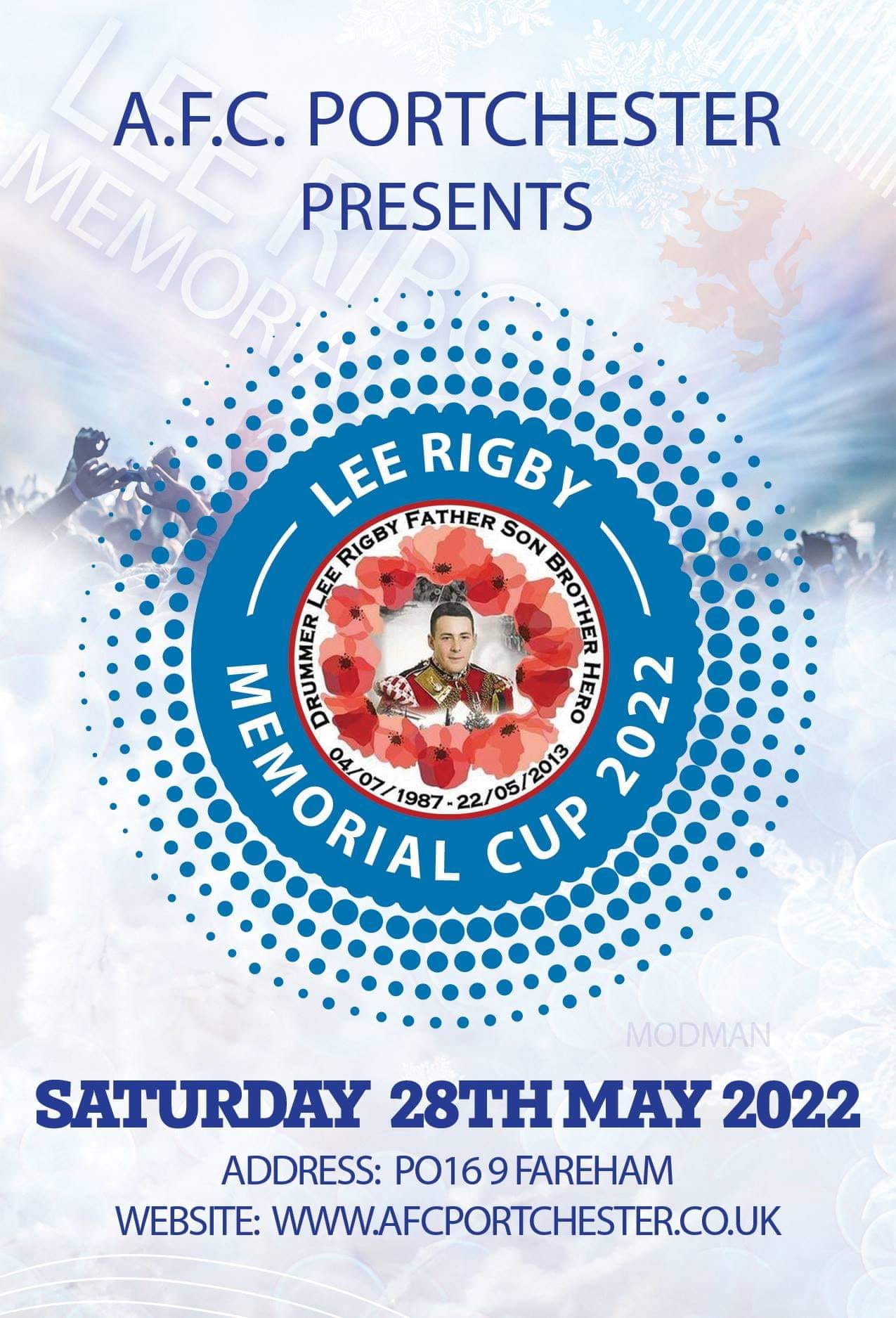 Our game for Lee is back for... - The Lee Rigby Foundation | Facebook