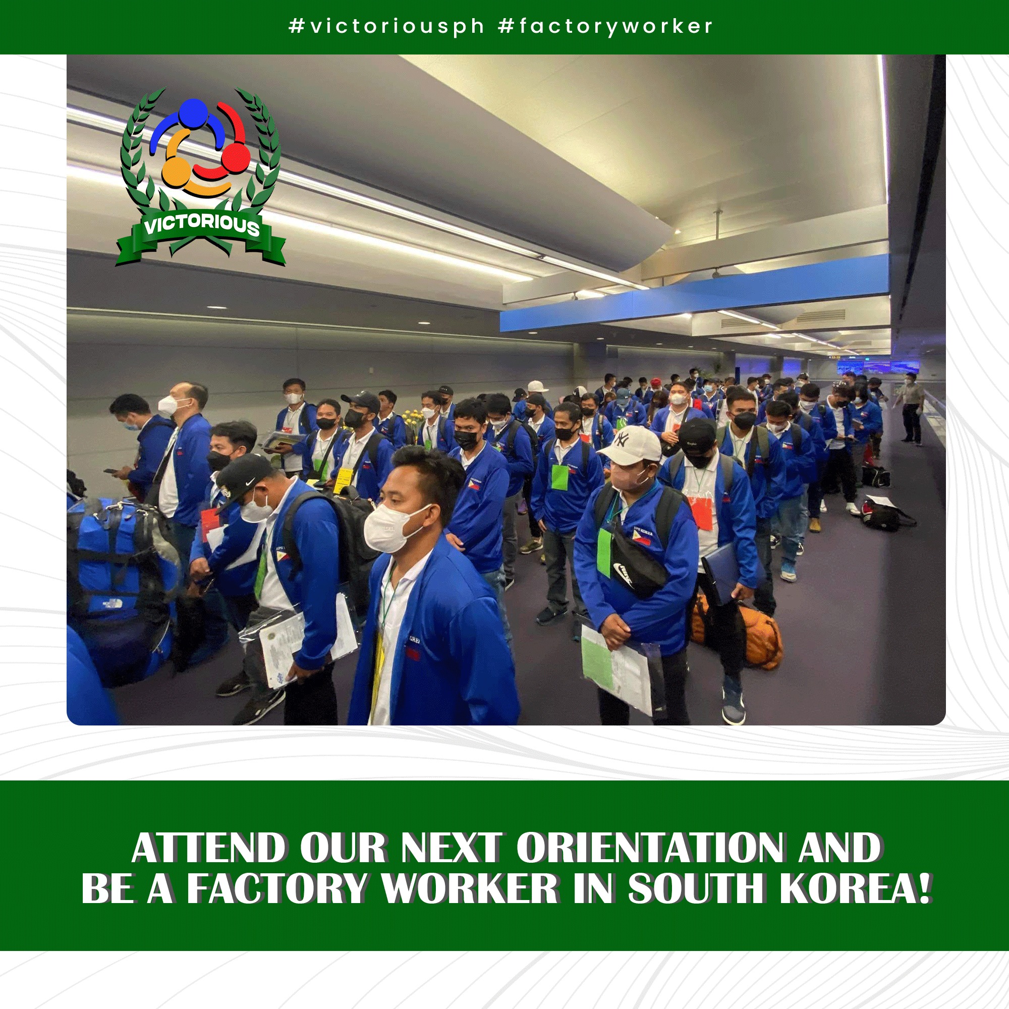 Victoriousph - Did you know you can attend an orientation for a factory ...